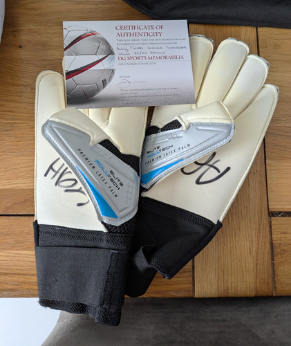 Signed football goalkeeper - signed,