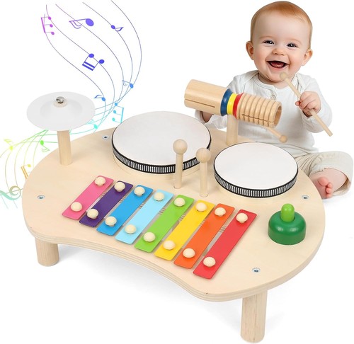 Montessori wooden musical set - wooden,