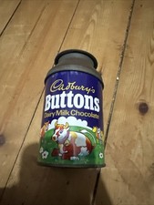 Vintage Cadbury's Chocolate Buttons Metal Milk Churn Shaped Money Box GC