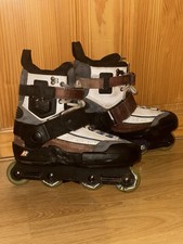 K2 KING 55 Vintage 90s RARE Aggressive Inline Skates Rollerblades UK 7 FREEPOST