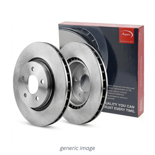 Apec vented brake discs - 2,