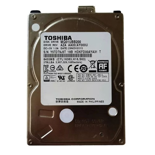 Toshiba 2tb mq01ubb200 - 2tb, 2.5"