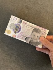 PERSONALISED NOVELTY NOTES - Pack of 4 x £20 Cash Notes - Design Your Own Money