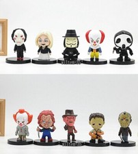 10Pcs 2.2'' Horror Movie Halloween Bride of Chucky Action Figure Model Doll Toys
