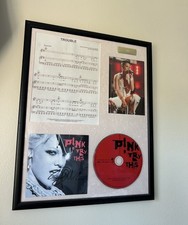 P!nk Try This Signed Framed Display COA Alecia Moore Authentic PINK Memorabilia