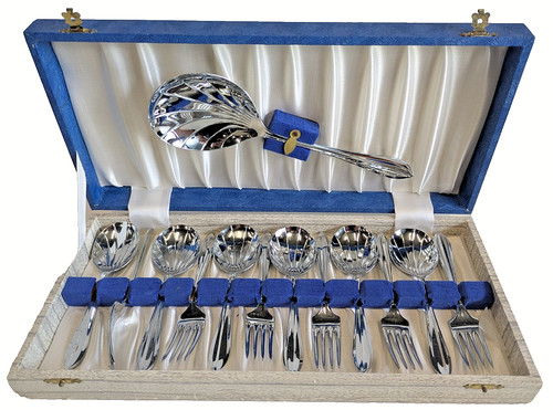 Chrome plate nickel silver - chrome, on