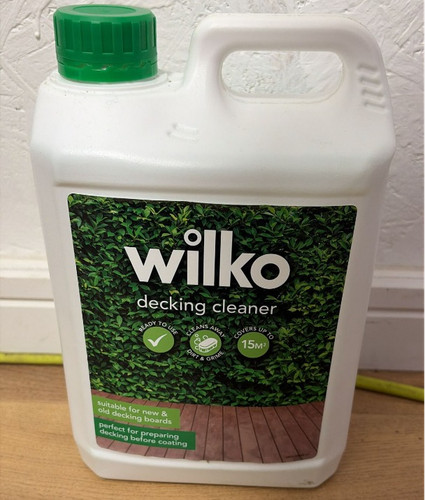 Wilko decking cleaner - x,