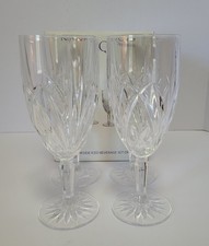 Marquis By Waterford Brookside Pattern Iced Tea Beverage Glasses Set Of 4 w/Box