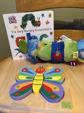?The Very Hungry Caterpillar Toy Buggy Pram Car Seat & ABC Book & Puzzle