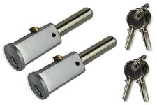 Roller Shutter Bullet Locks Round Face (1 Pair On The Same Key) 4 Keys Pin Locks