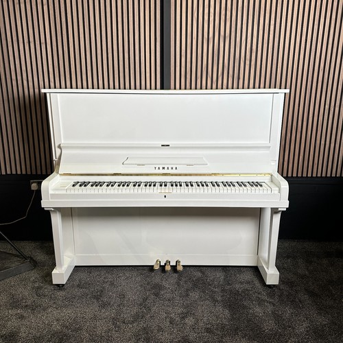 Yamaha upright piano - upright, white