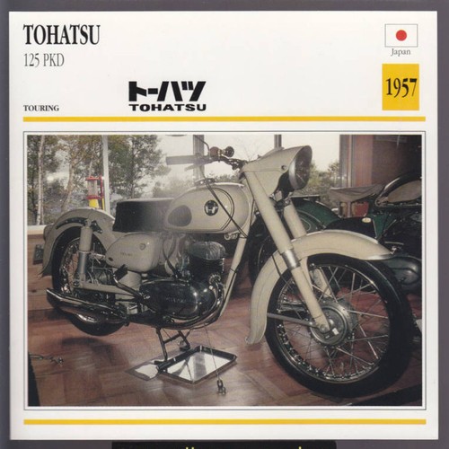 1957 tohatsu 125cc - tohatsu, pkd