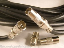 2m Black Universal RF Coax