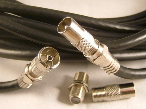 Black universal coax - black,