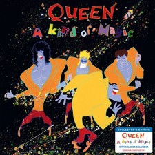 2026 Calendar Queen Collector's Edition Record Sleeve Month to View Square
