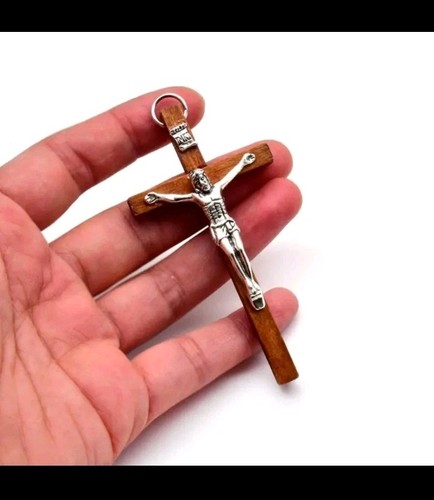 Wooden crucifix jesus cross - crucifix,