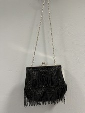 Vintage black beaded - vintage,