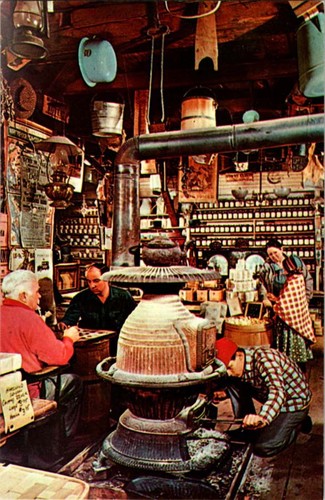 Weston postcard interior - vt,