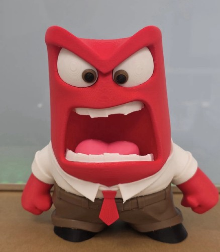Anger inside out - out, cartoon