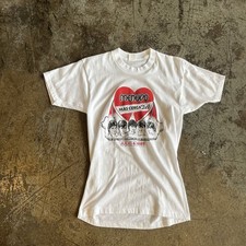 Vintage 1980s Menudo Shirt Men’s XS White Red Single Stitch 