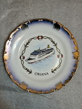 Collectors plate P&O Oriana, 250mm multi coloured.