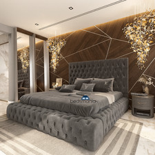 Luxury Grey Ambassador Bed