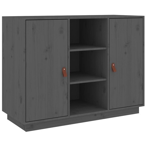 Solid wood pine sideboard - solid,