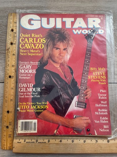 Guitar world nov 1984 - world,