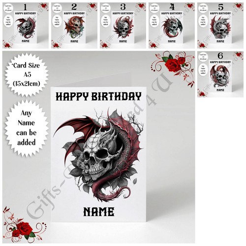 Personalised greeting card - a5,