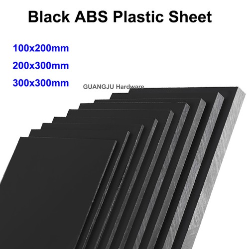 Black abs plastic sheet - sheet, panel