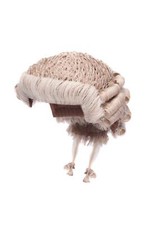 Traditional Barristers Wig - Grey/White - Handmade in UK