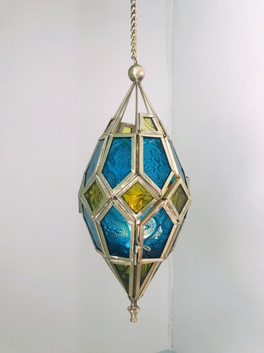 Moroccan style hanging glass - style,