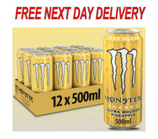 Monster Ultra Gold 12 x 500 ml Monster Energy Drink