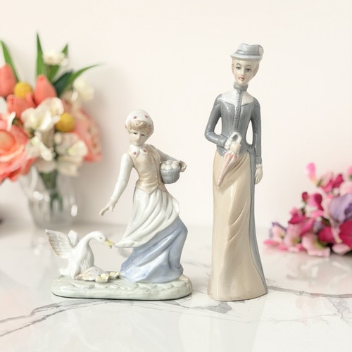 Vintage porcelain figurines - vintage,