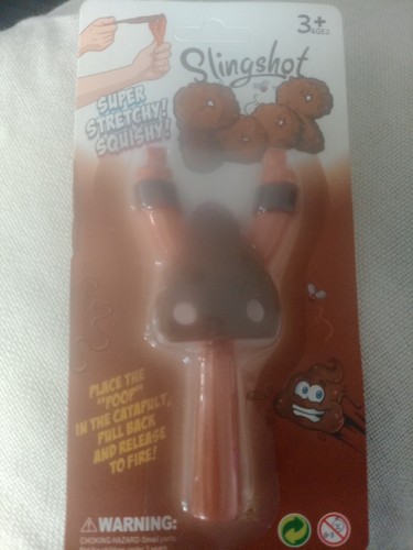 Poo slingshot toy - poo,