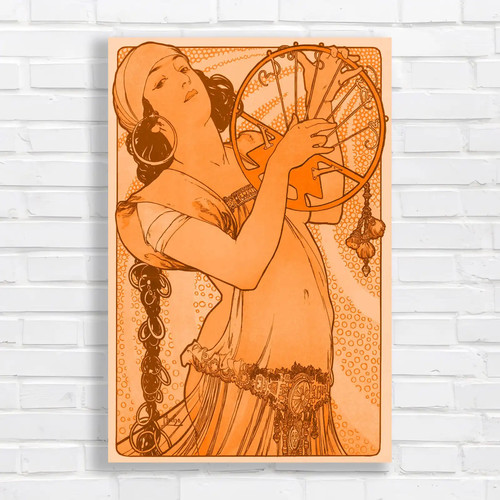 Art nouveau woman - art,