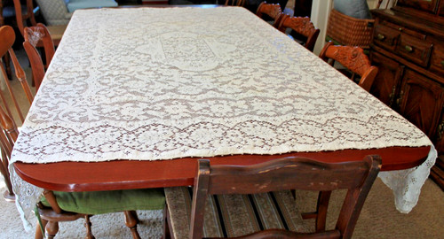 Antique italian cutwork linen - antique,