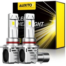 AUXITO 9012 HIR2 LED Headlight Bulbs 30000LM 200W 6500K Cool White Canbus Free