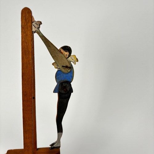Wooden acrobat squeeze - squeeze, toy