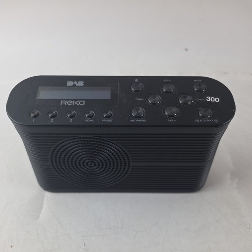 Reka portable dab fm radio - dab,