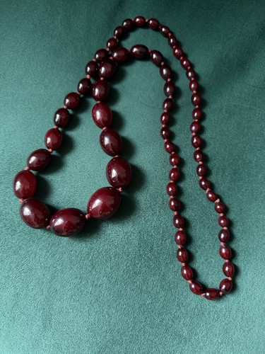 Vintage cherry amber bakelite - cherry,