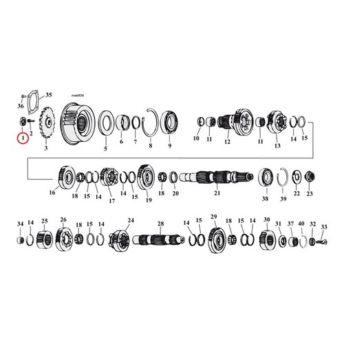 Colony transmission sprocket - transmission,