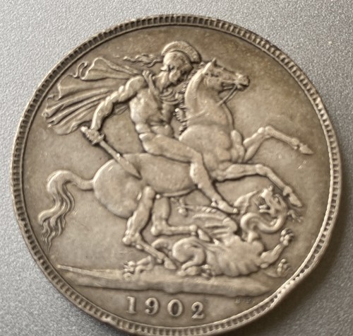 1902 edward vii silver crown - 1902,