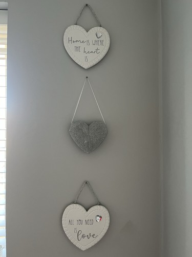 Next hearts wall hangings - next,