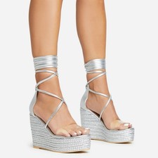 Ego Theodore Lace Up Clear