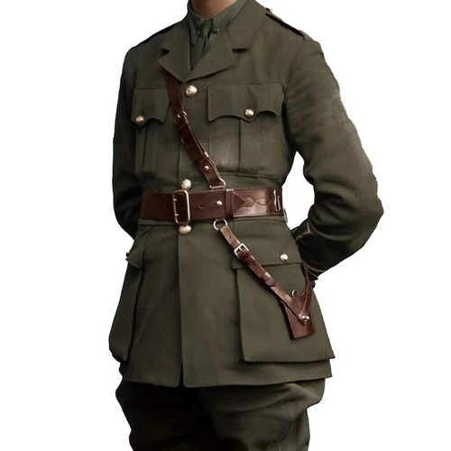 Men olive green wool - men's,