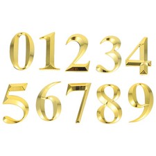  10 Pcs Hotel Number Decals