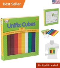 100 Pack Durable Unifix Cubes