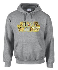 Star Wars Logo Grey Hoodies