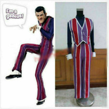 LazyTown Robbie Rotten Cosplay Adult's KJHY Vest Pants Shirt Costume